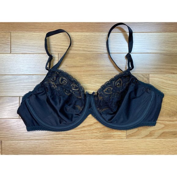 Bali Intimates & Sleepwear Vintage Bali Satin Lace Underwire Bra